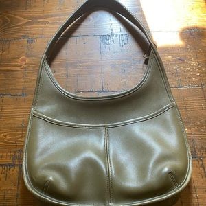 Vintage Coach Olive Green Ergo Hobo Shoulder Bag #9033